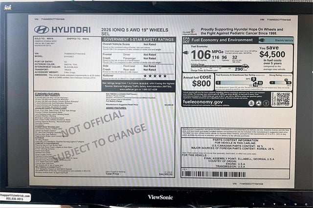 2026 Hyundai IONIQ 5 SEL