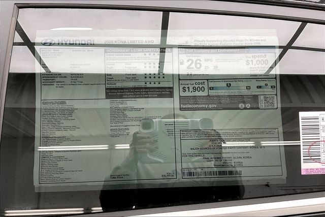 2026 Hyundai Kona Limited AWD