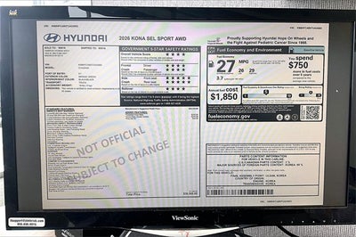 2026 Hyundai Kona SEL Sport AWD