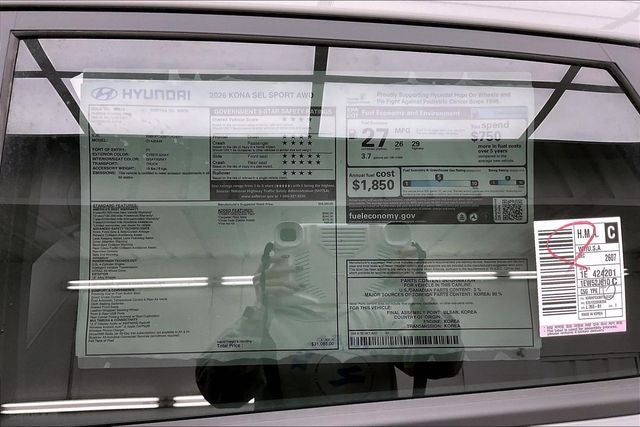 2026 Hyundai Kona SEL Sport AWD