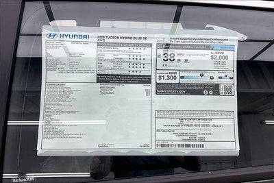 2026 Hyundai Tucson Hybrid Blue