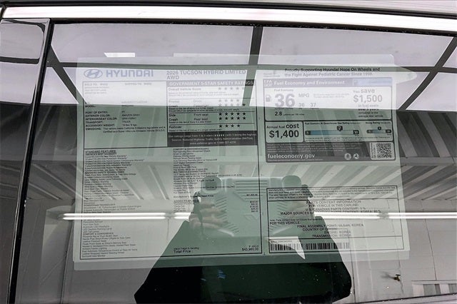 2026 Hyundai Tucson Hybrid Limited