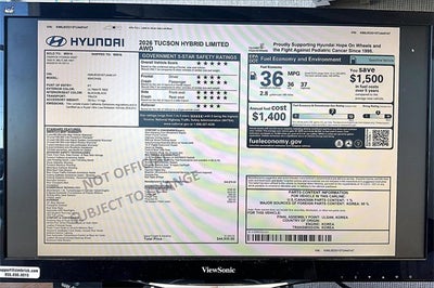 2026 Hyundai Tucson Hybrid Limited