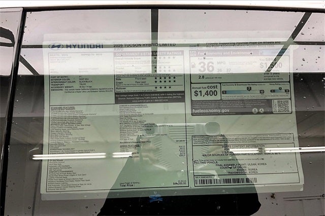 2026 Hyundai Tucson Hybrid Limited