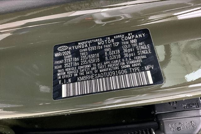 2026 Hyundai Palisade Hybrid SEL Premium 8P