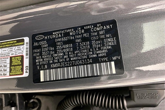 2026 Hyundai Palisade XRT Pro