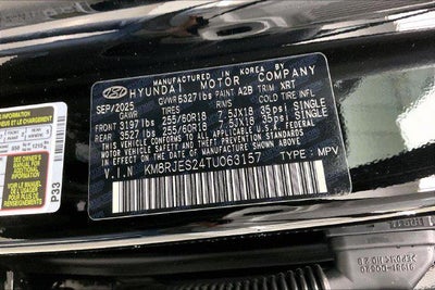 2026 Hyundai Palisade XRT Pro