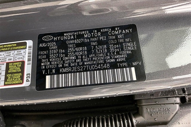 2026 Hyundai Palisade XRT Pro