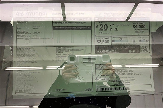 2026 Hyundai Palisade SEL AWD