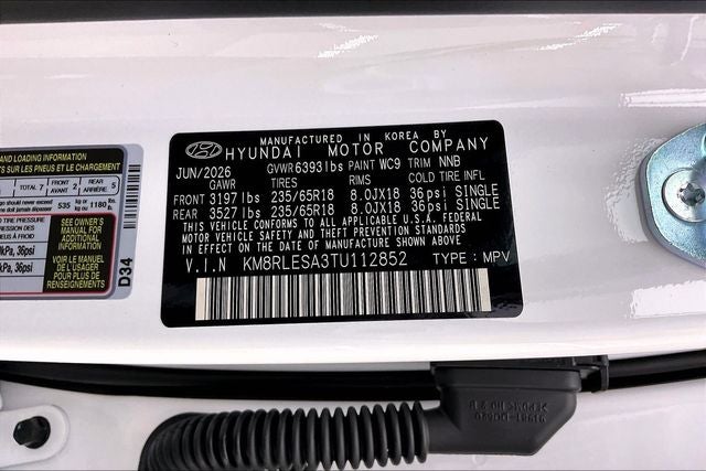 2026 Hyundai Palisade Hybrid SEL 7P