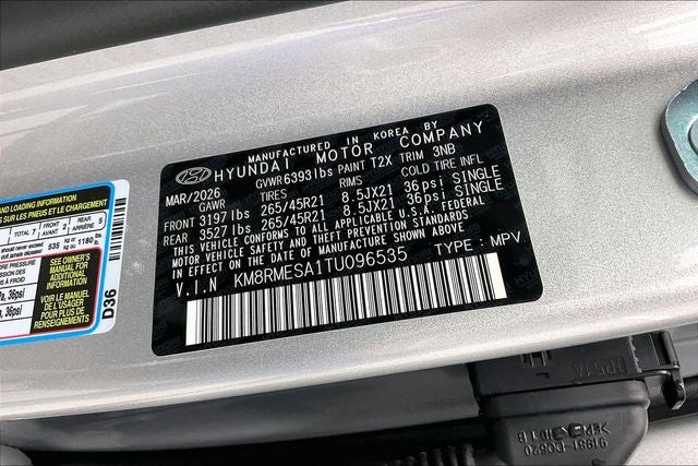 2026 Hyundai Palisade Hybrid Calligraphy