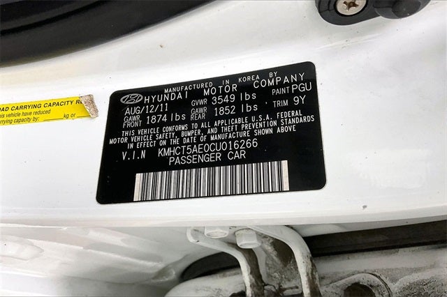 2012 Hyundai Accent GS