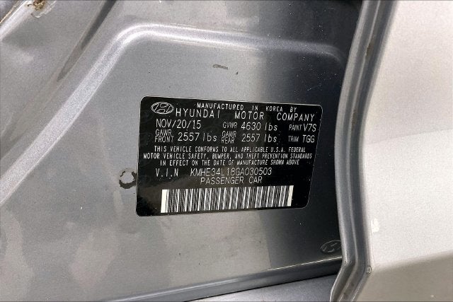 2016 Hyundai Sonata Hybrid Limited