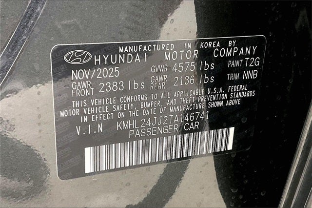 2026 Hyundai Sonata Hybrid Blue