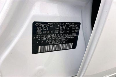 2026 Hyundai Sonata Hybrid SEL
