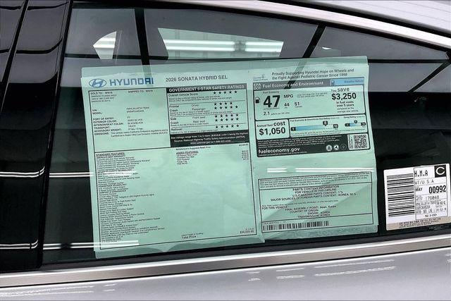 2026 Hyundai Sonata Hybrid SEL