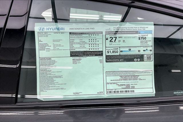 2026 Hyundai Sonata N Line