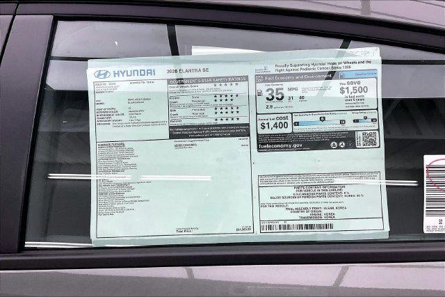 2026 Hyundai Elantra SE