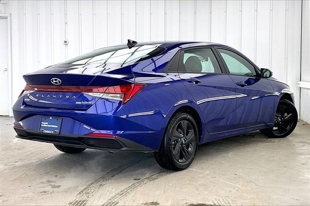 2023 Hyundai Elantra Hybrid Blue