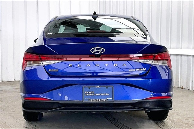2023 Hyundai Elantra Hybrid Blue