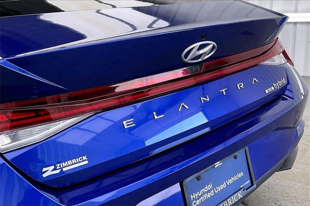 2023 Hyundai Elantra Hybrid Blue