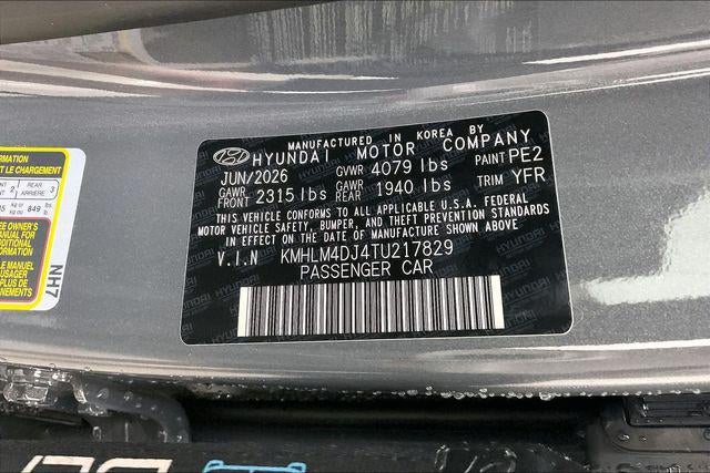 2026 Hyundai Elantra Hybrid Blue