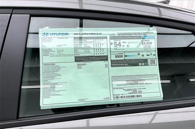 2026 Hyundai Elantra Hybrid Blue