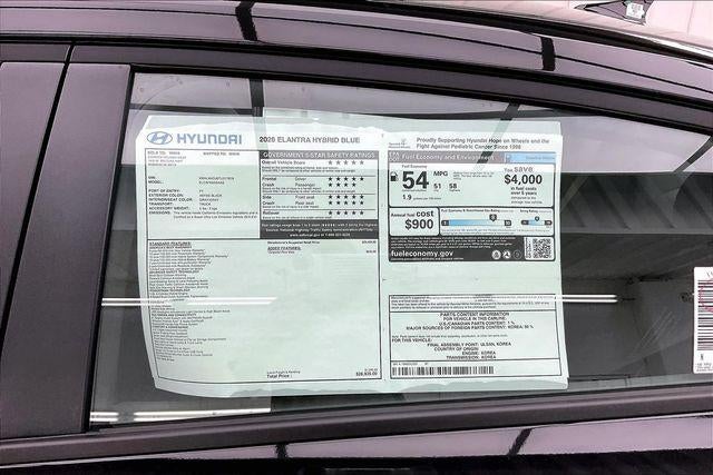 2026 Hyundai Elantra Hybrid Blue