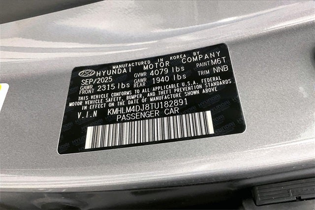2026 Hyundai Elantra Hybrid Blue