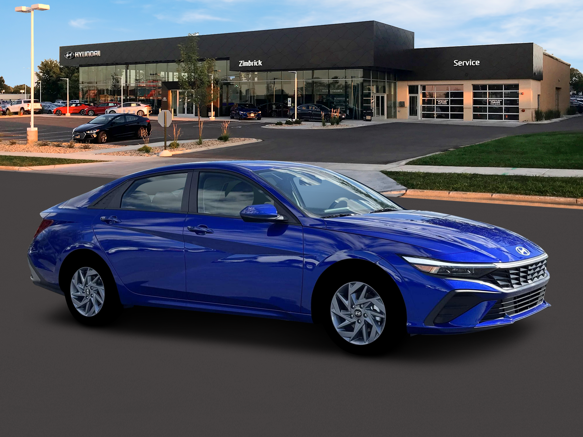 2026 Hyundai Elantra Hybrid Blue