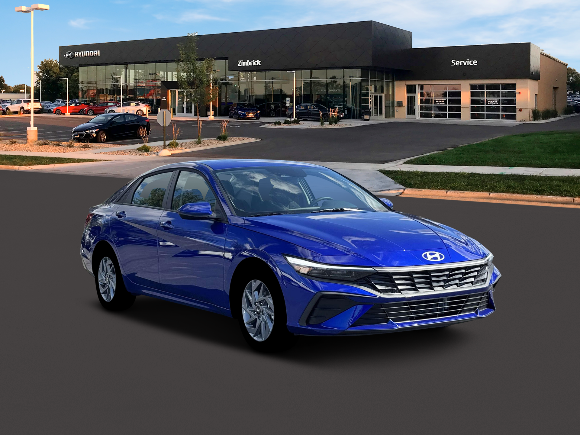 2026 Hyundai Elantra Hybrid Blue