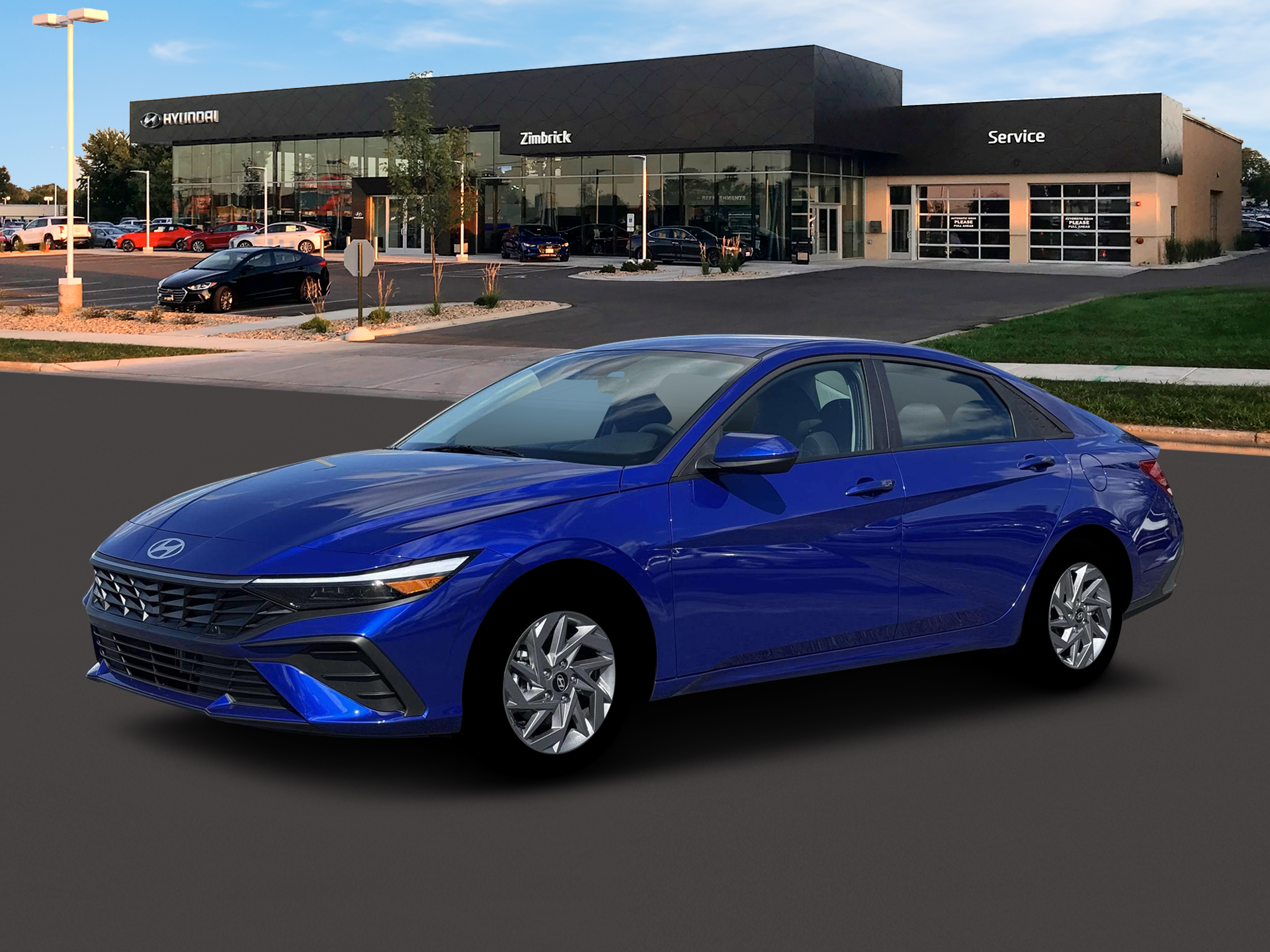 2026 Hyundai Elantra Hybrid Blue