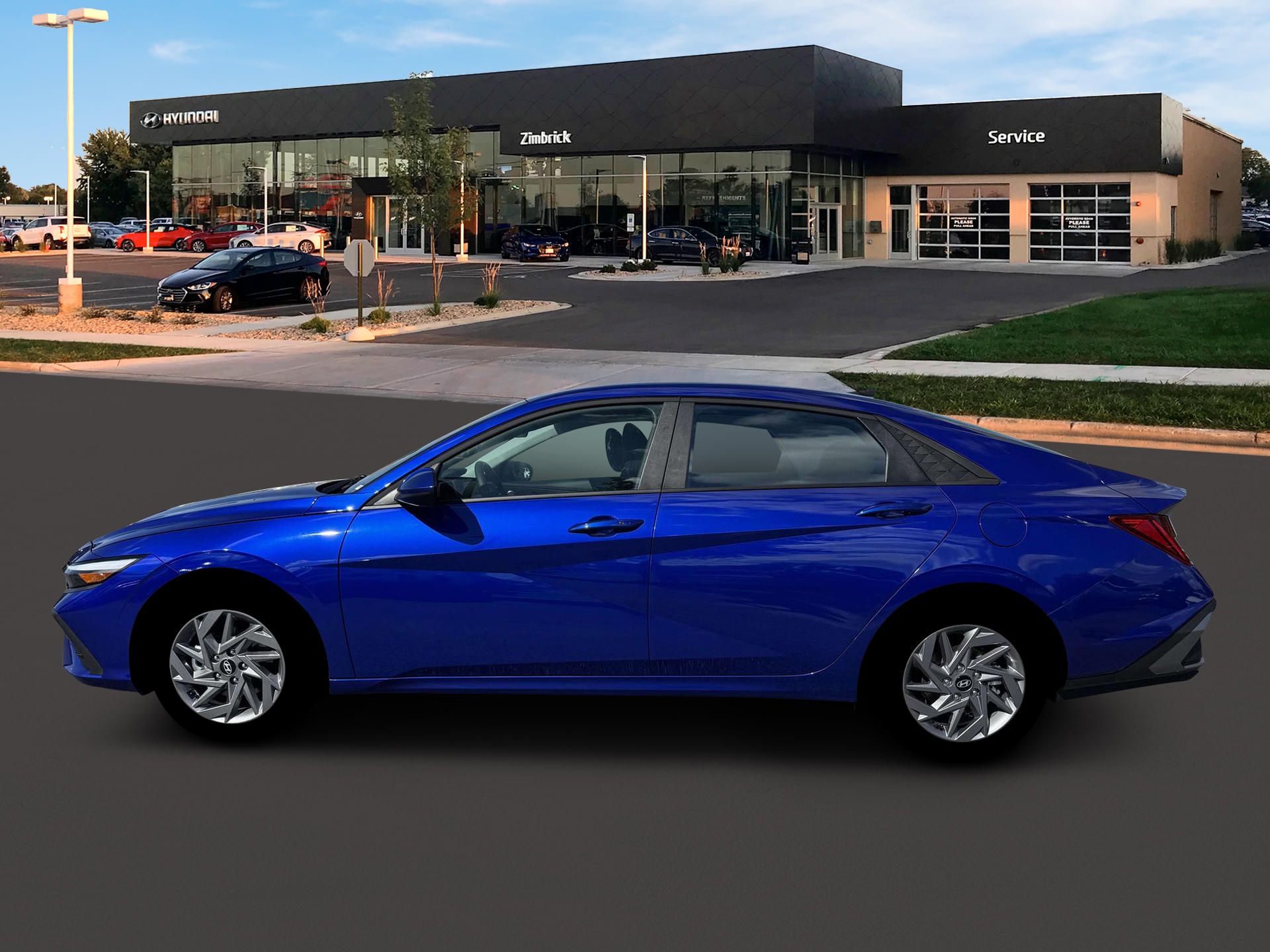 2026 Hyundai Elantra Hybrid Blue