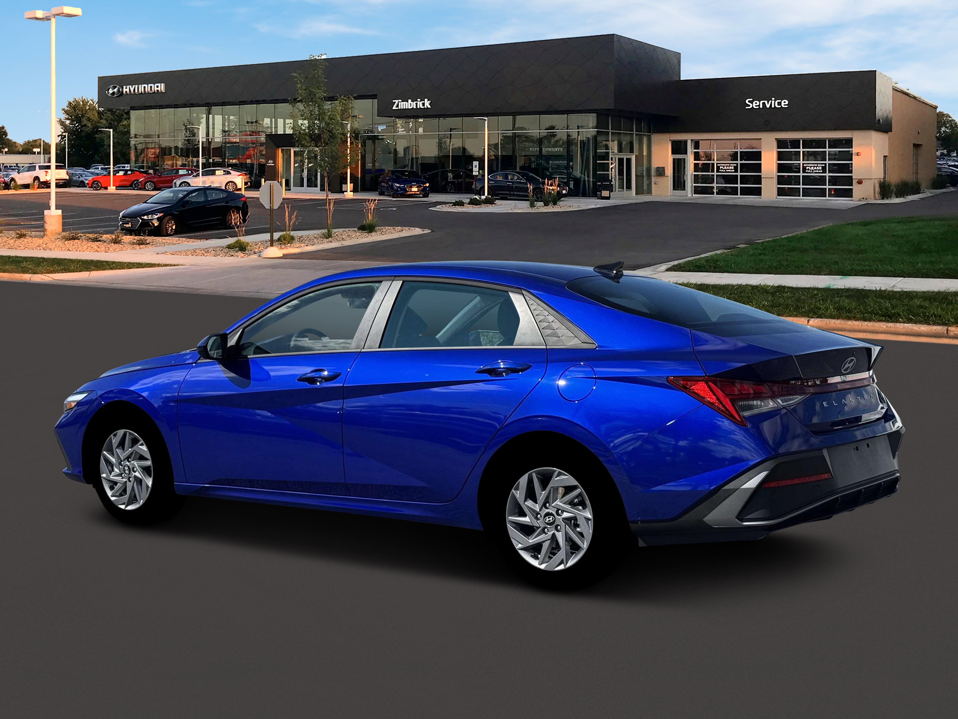 2026 Hyundai Elantra Hybrid Blue