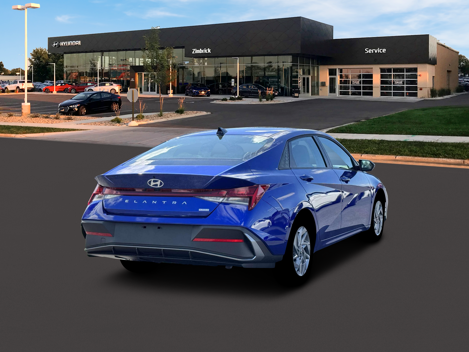 2026 Hyundai Elantra Hybrid Blue