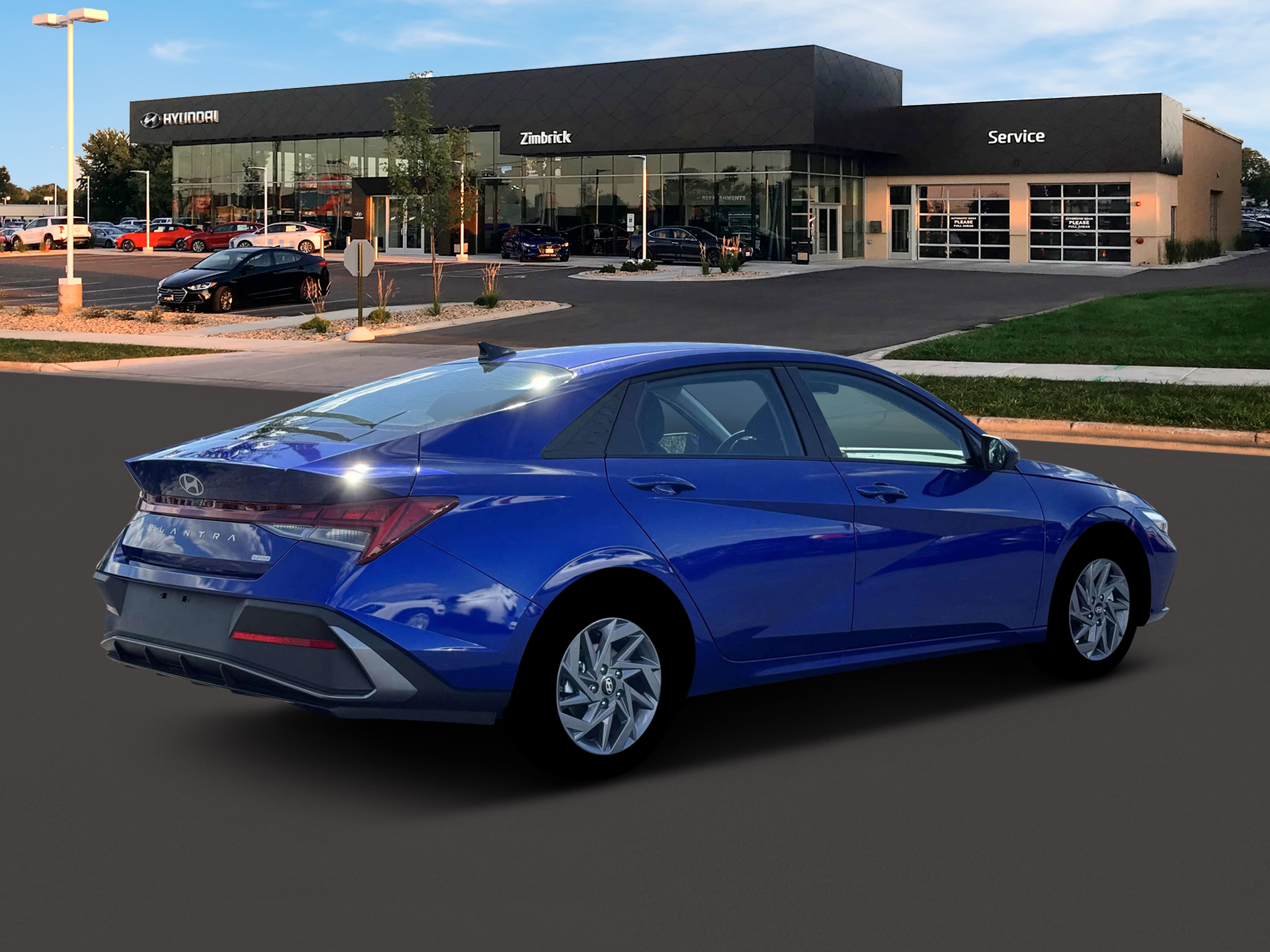 2026 Hyundai Elantra Hybrid Blue