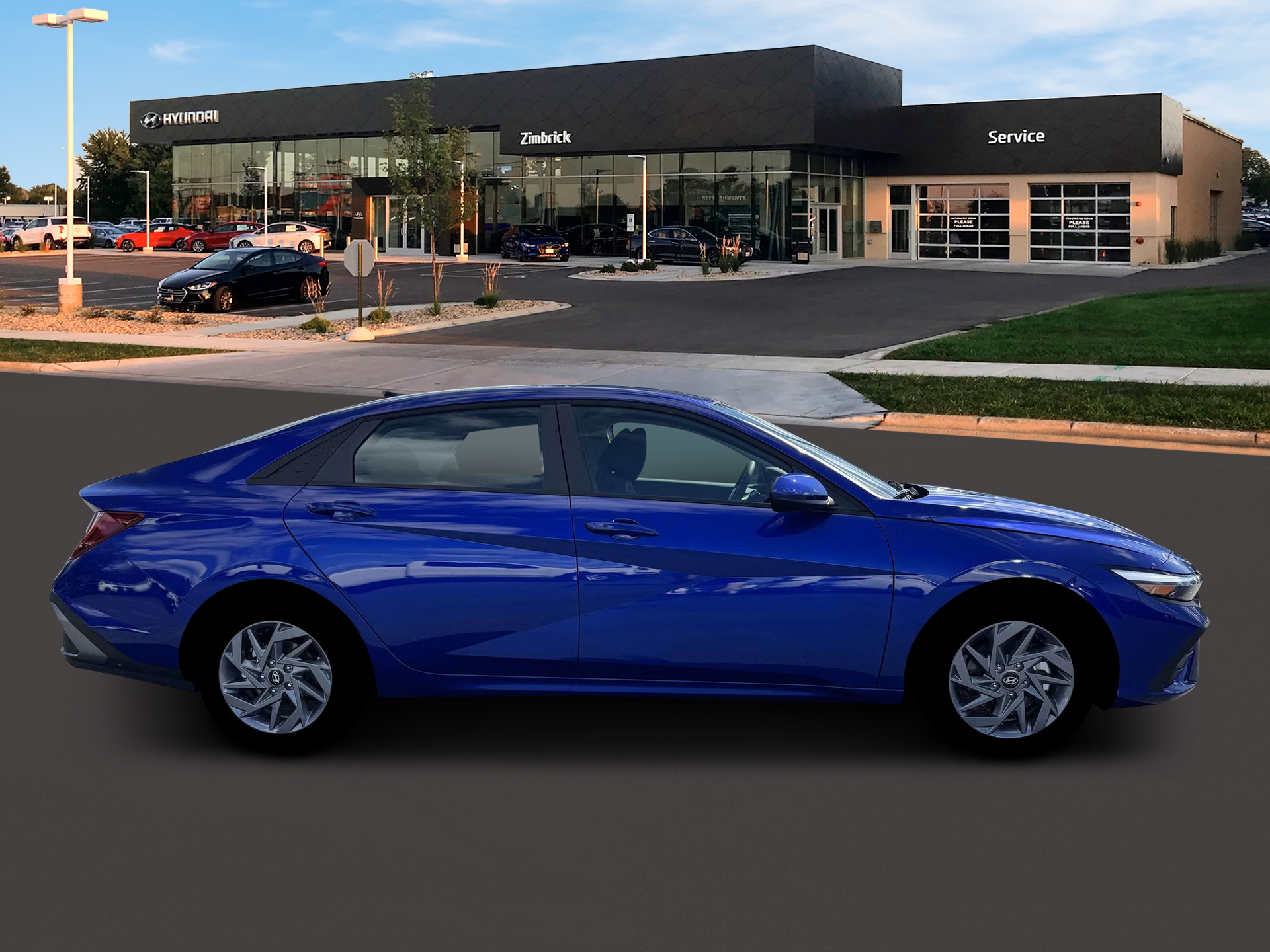 2026 Hyundai Elantra Hybrid Blue