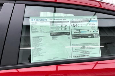 2026 Hyundai Elantra Hybrid Blue