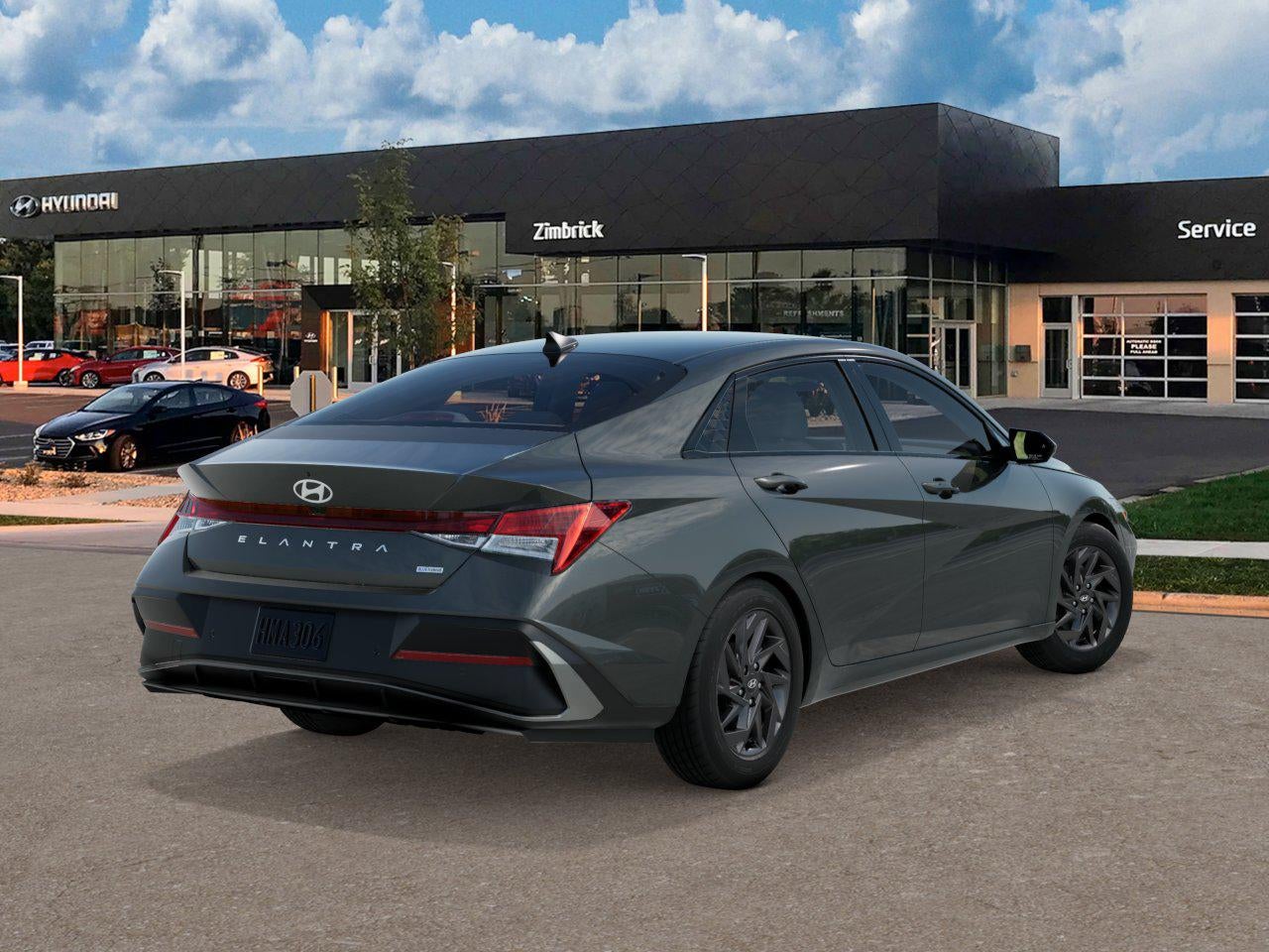 2026 Hyundai Elantra Hybrid Blue