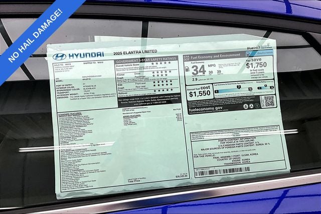 2025 Hyundai Elantra Limited