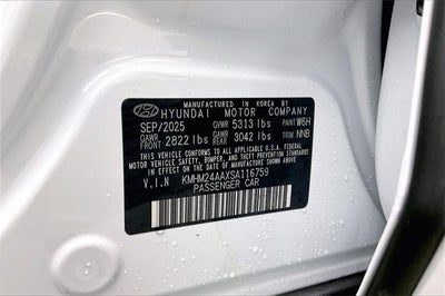 2025 Hyundai IONIQ 6 SE