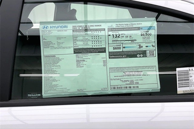 2025 Hyundai IONIQ 6 SE