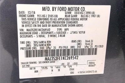 2019 Ford EcoSport S