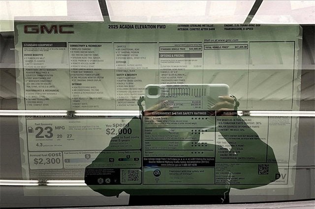 2025 GMC Acadia Elevation