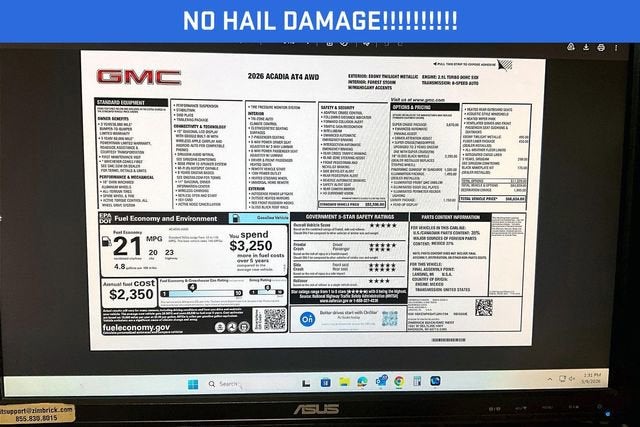 2026 GMC Acadia AT4