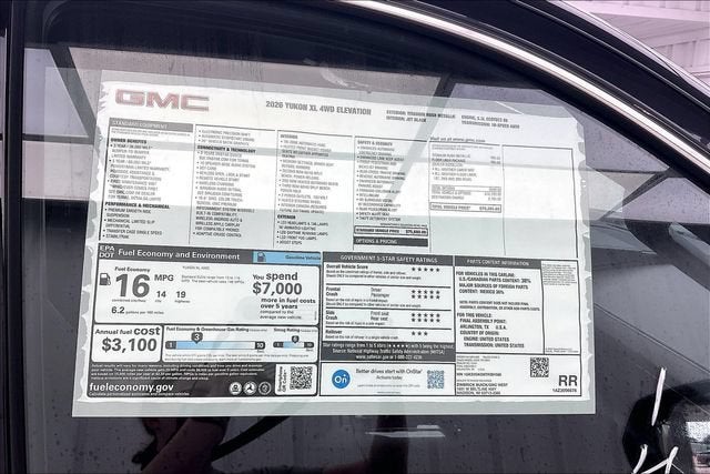 2026 GMC Yukon XL Elevation
