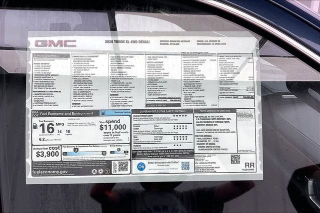 2026 GMC Yukon XL Denali