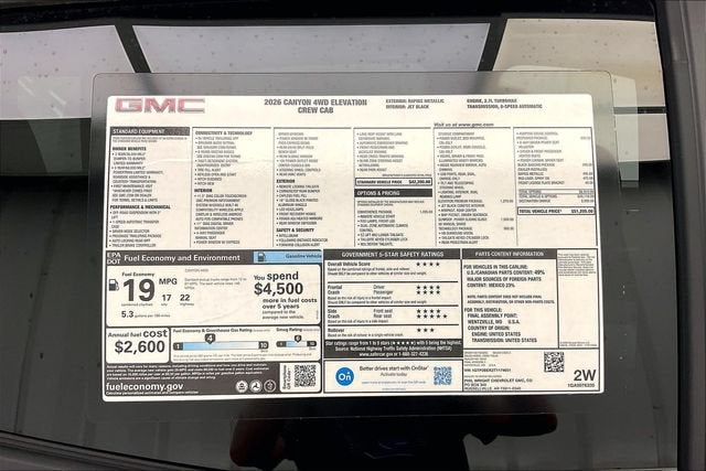 2026 GMC Canyon Elevation