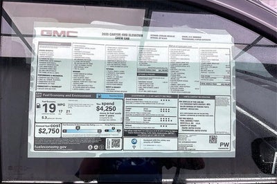 2025 GMC Canyon Elevation