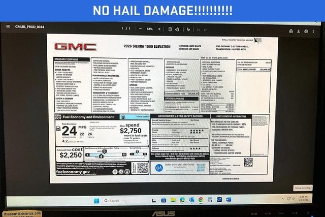 2026 GMC Sierra 1500 Elevation